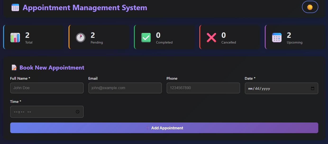 Appointment Management System