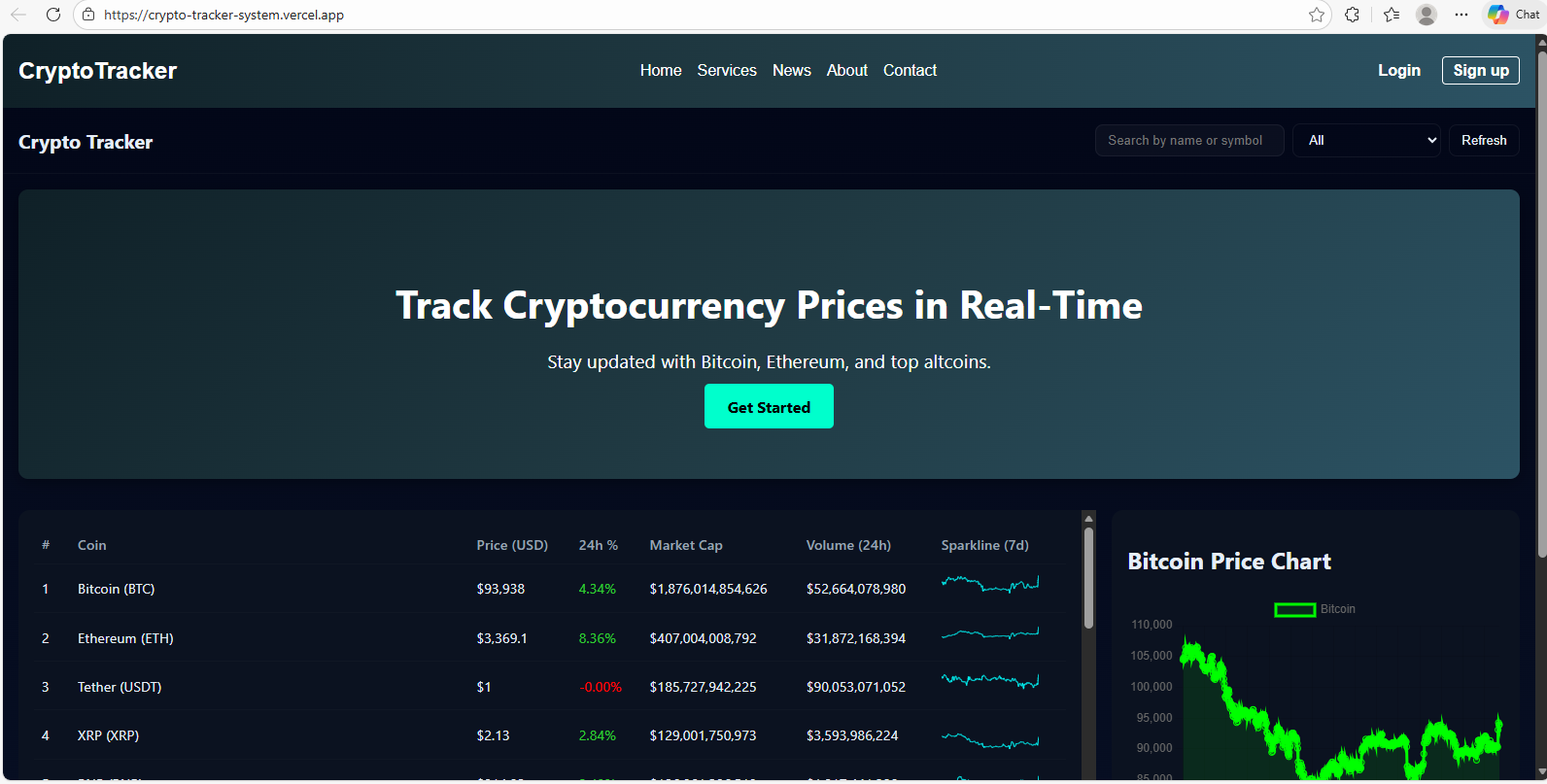 Crypto Tracker